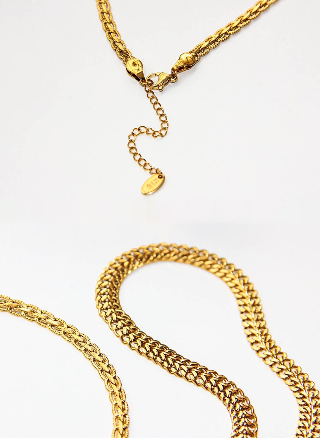 Gold Chain Choker Necklace