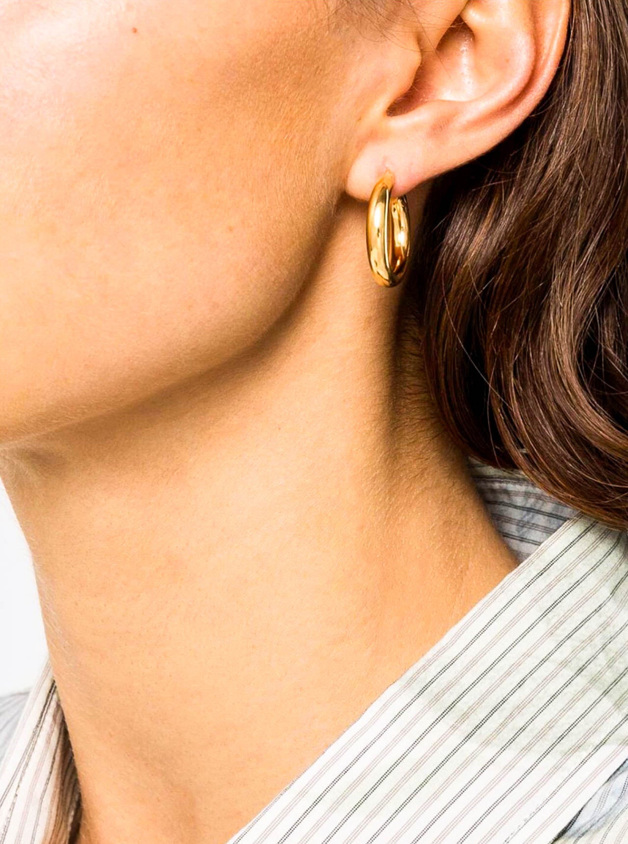 Gold/ Silver Hoop Earrings