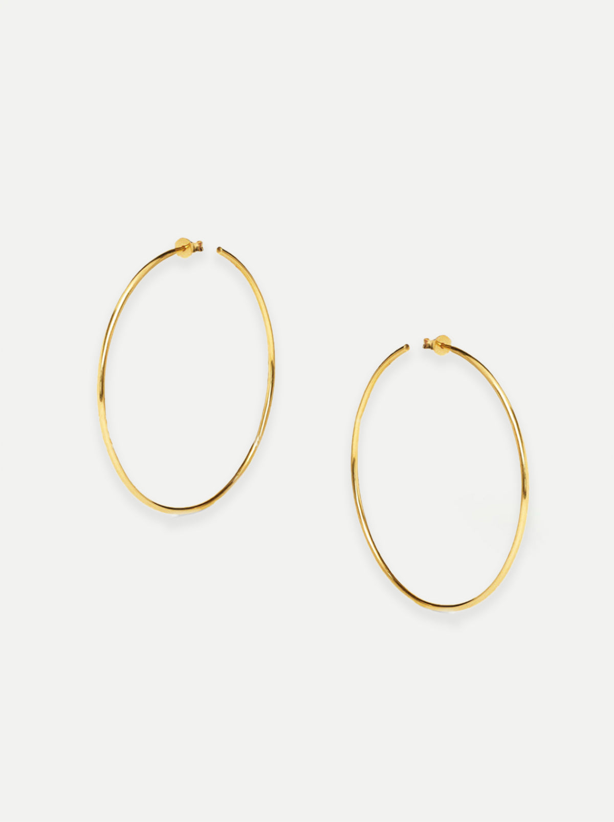 Gold/ Silver Large Hoop Earrings