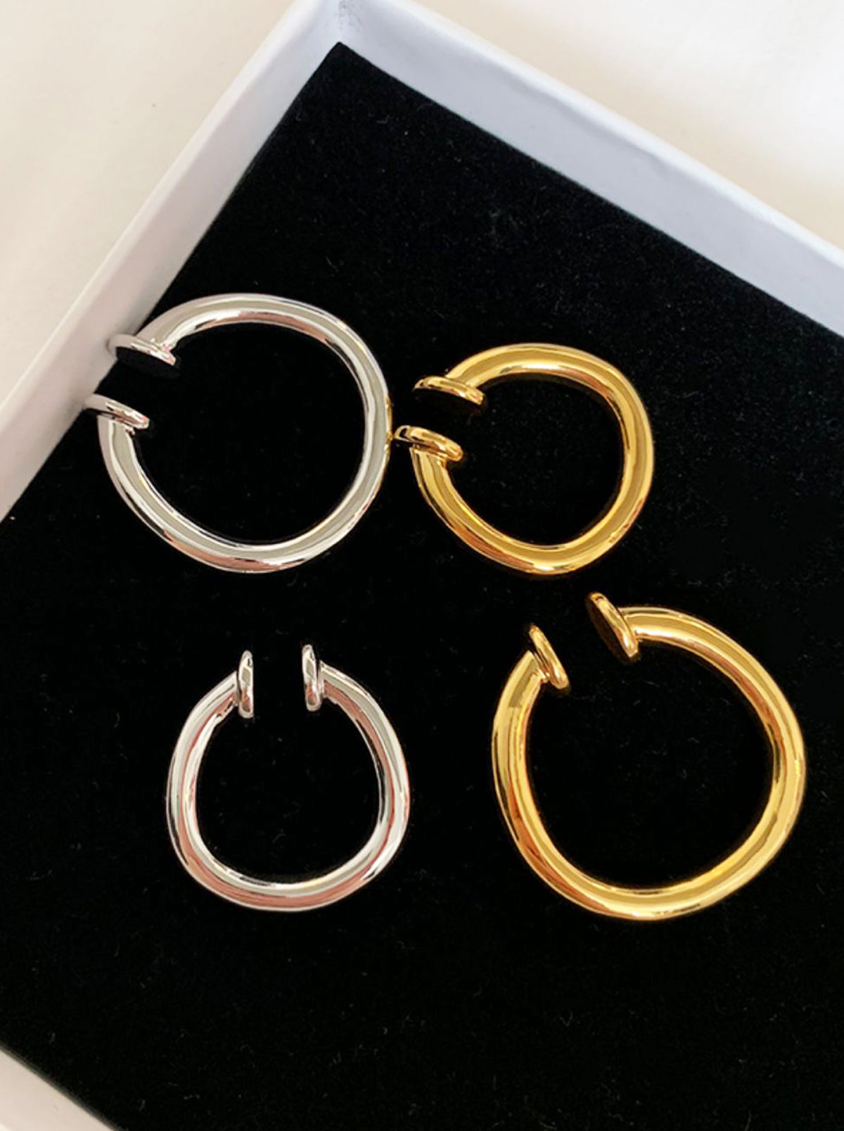 Gold/ Silver Statement Thick Ear Cuff