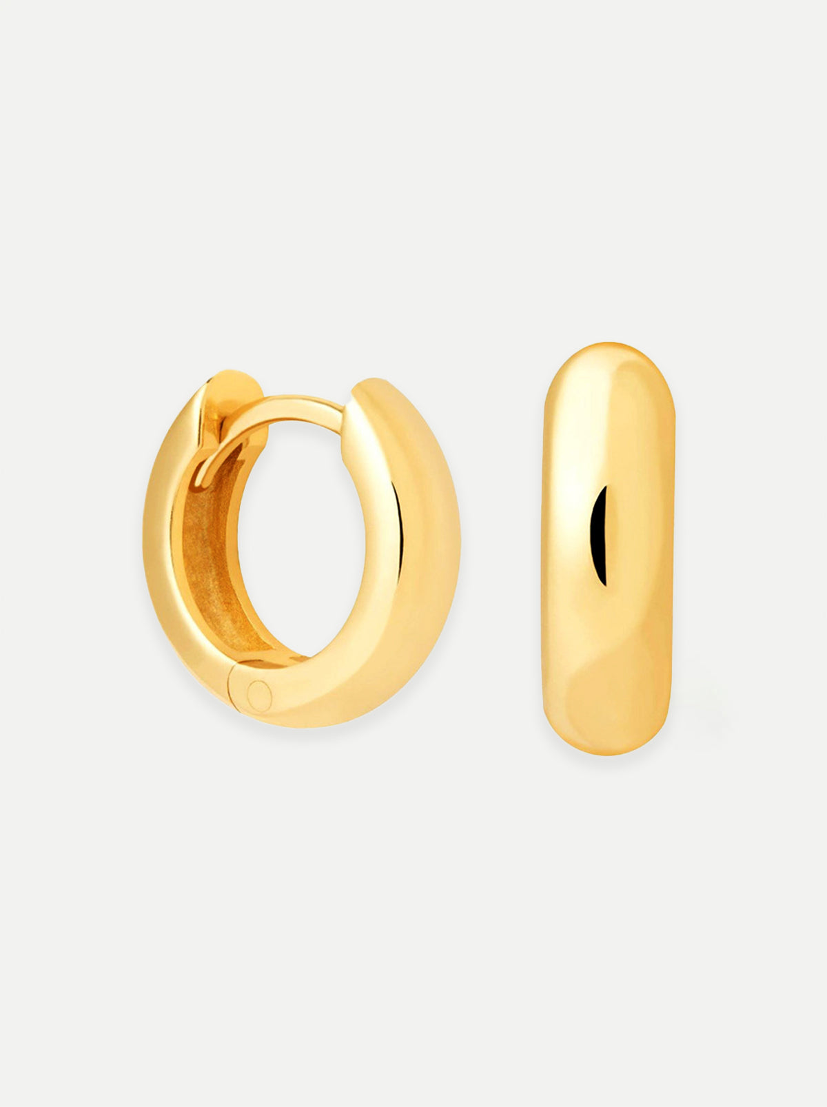 Gold/ Silver Huggie Hoop Earrings