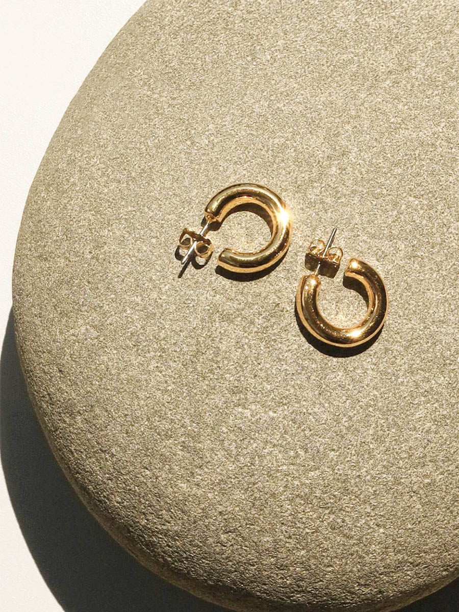 Gold/ Silver Hoop Earrings