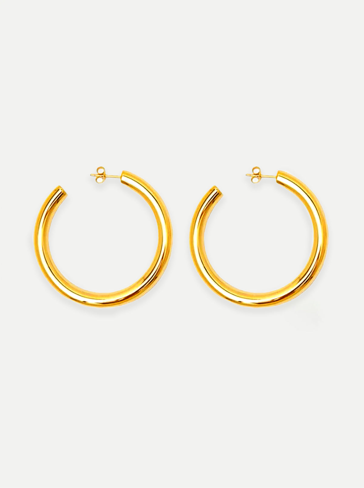 Gold/ Silver Large Hoop Earrings