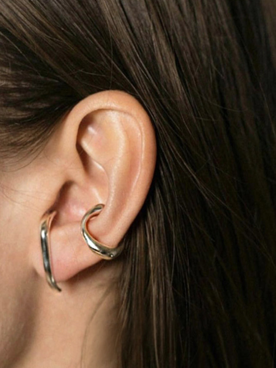 Minimalistic Silver Ear Cuff