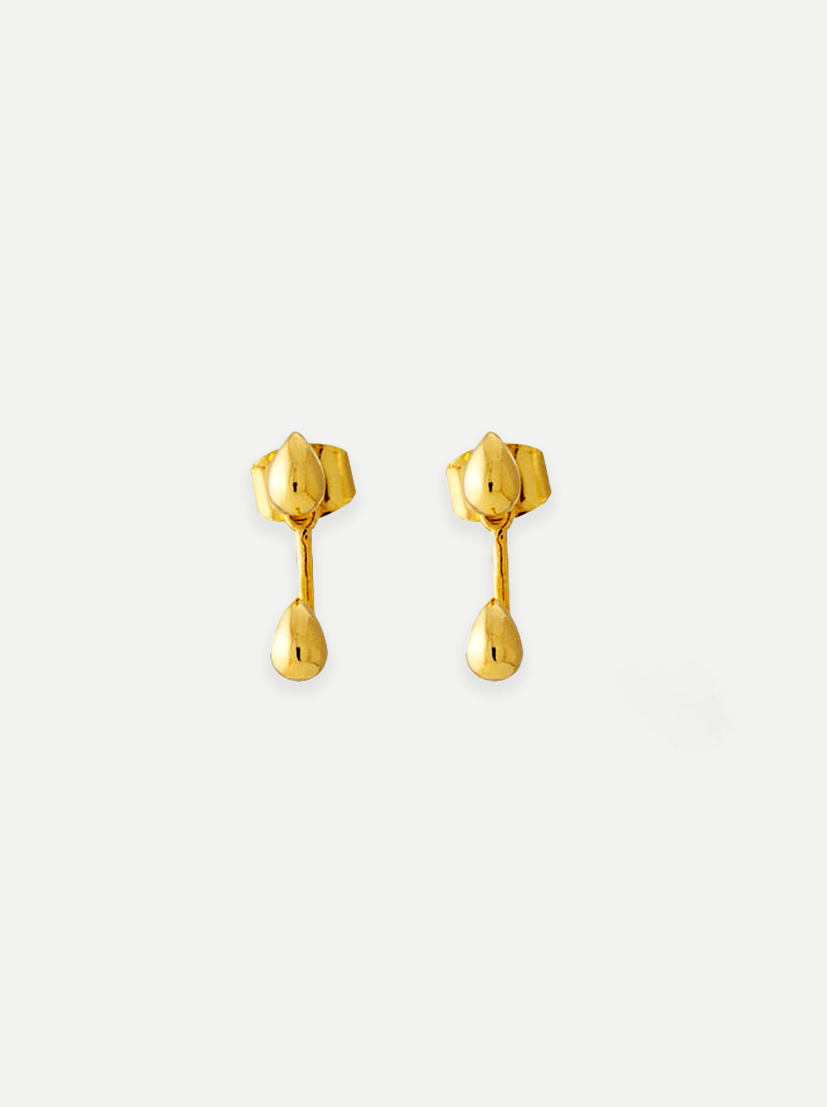 Gold/ Silver Teardrop Mini Stud Earrings