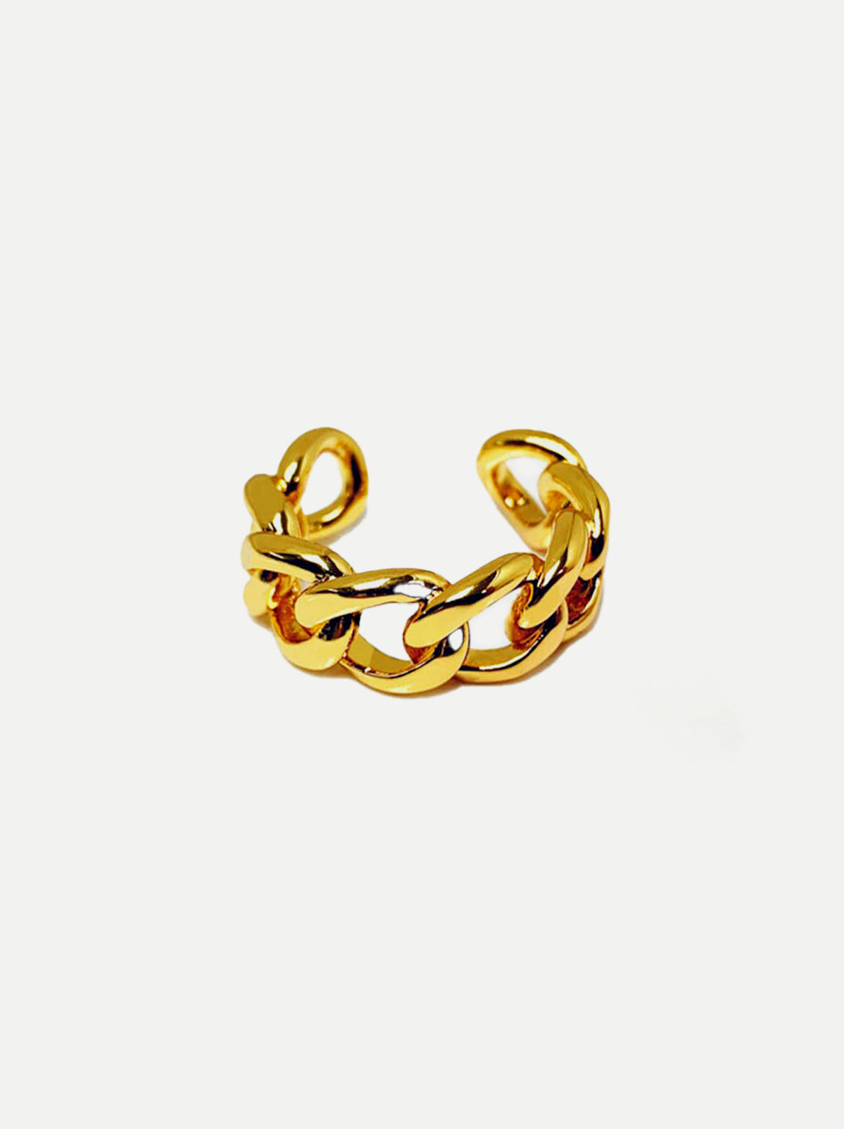 Gold/ Silver Thick Chain Statement Ring