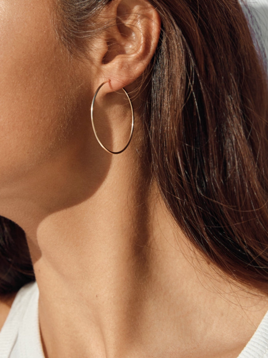 Gold/ Silver Hoop Earrings