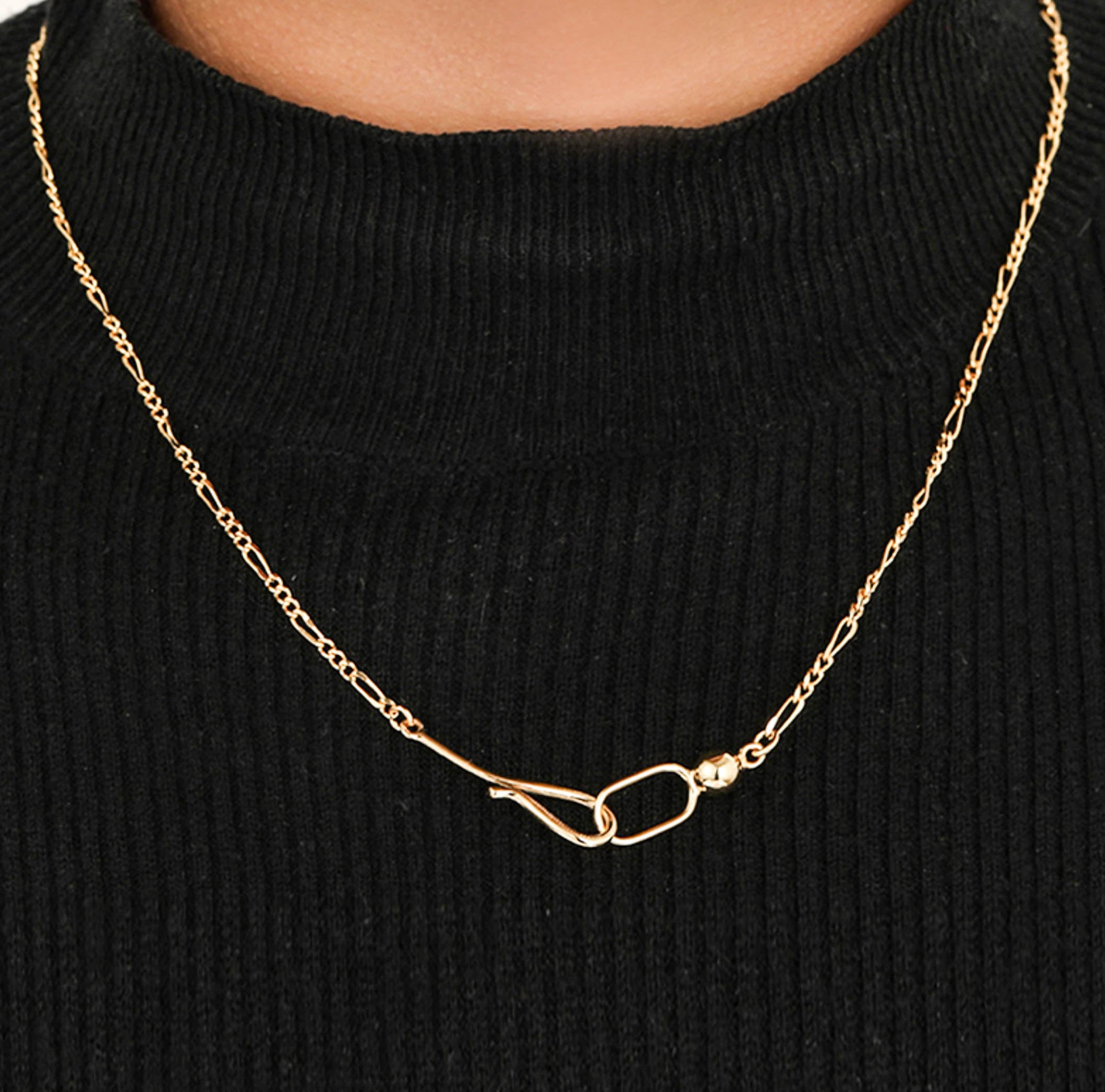 Gold Link Chain Necklace