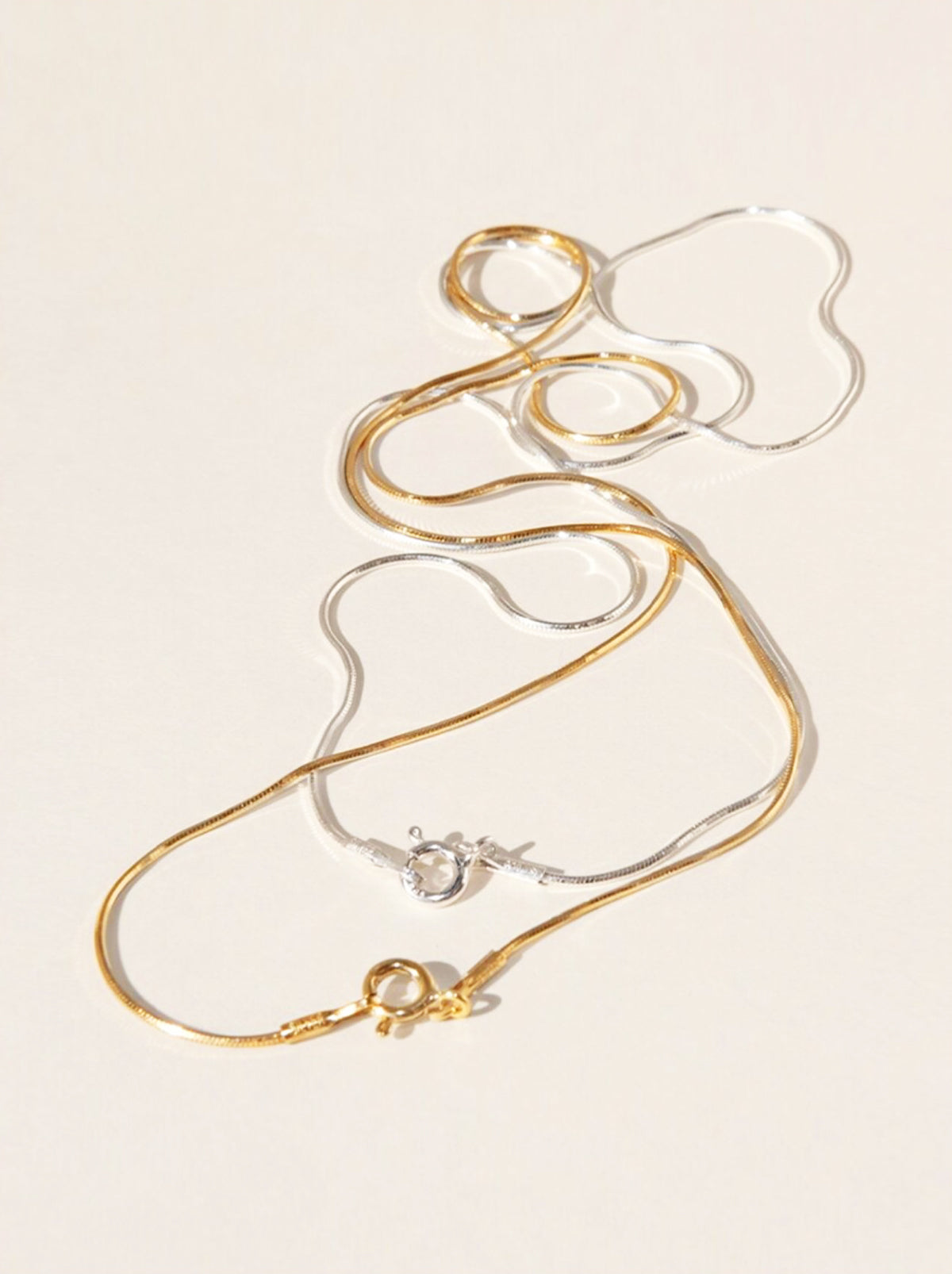 Gold Snake Chain Necklace