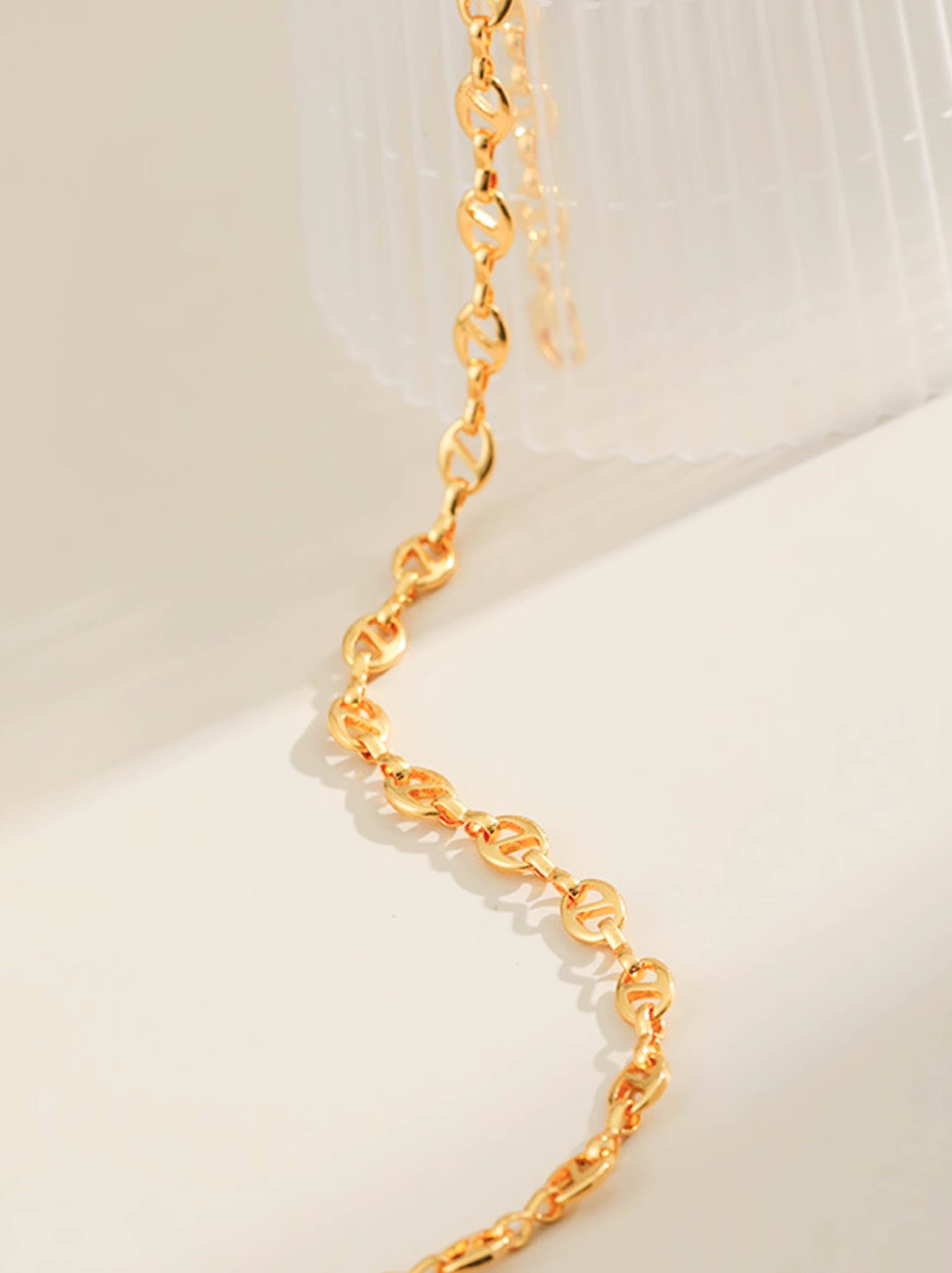 Gold Link Chain Necklace