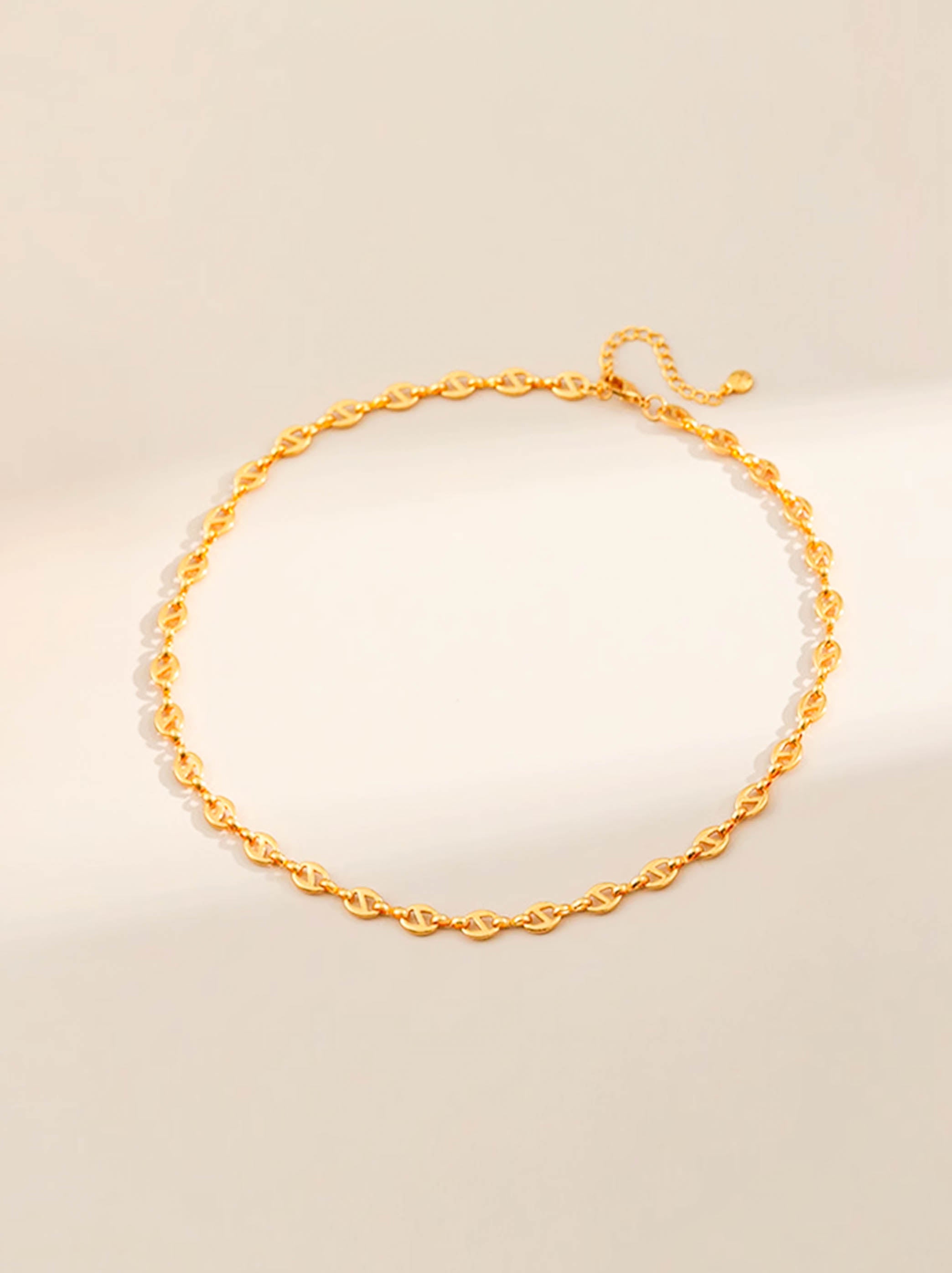 Gold Link Chain Necklace