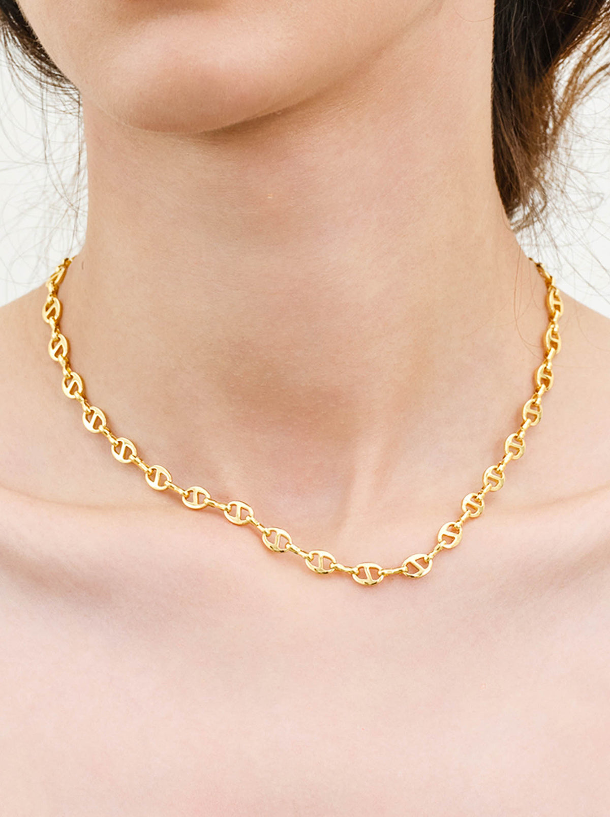 Gold Link Chain Necklace