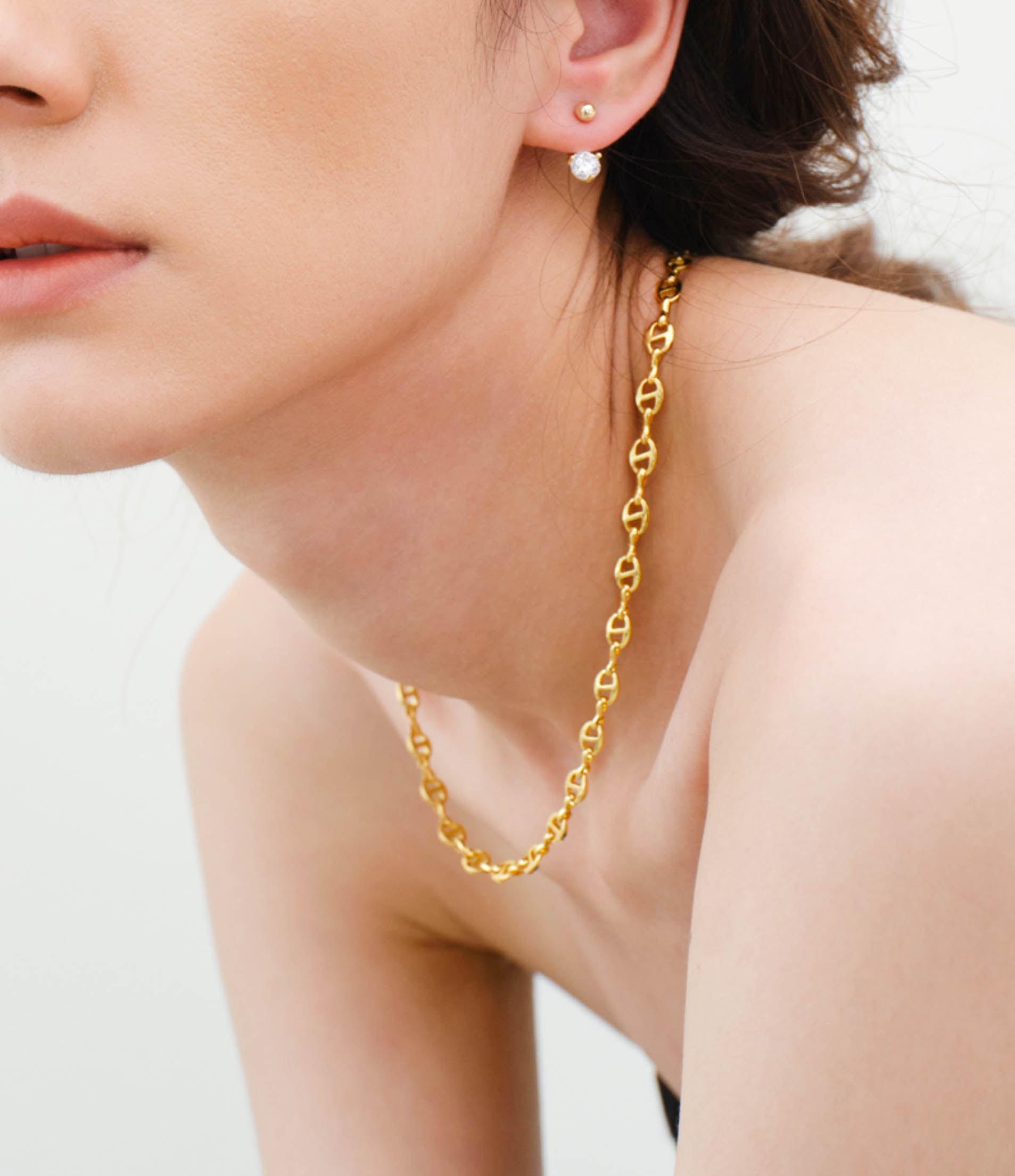 Gold Link Chain Necklace