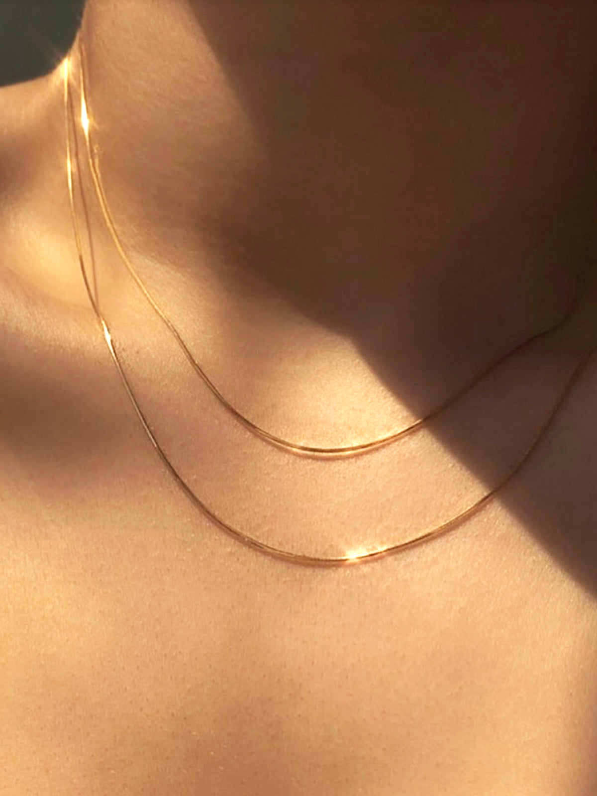 Gold Snake Chain Necklace