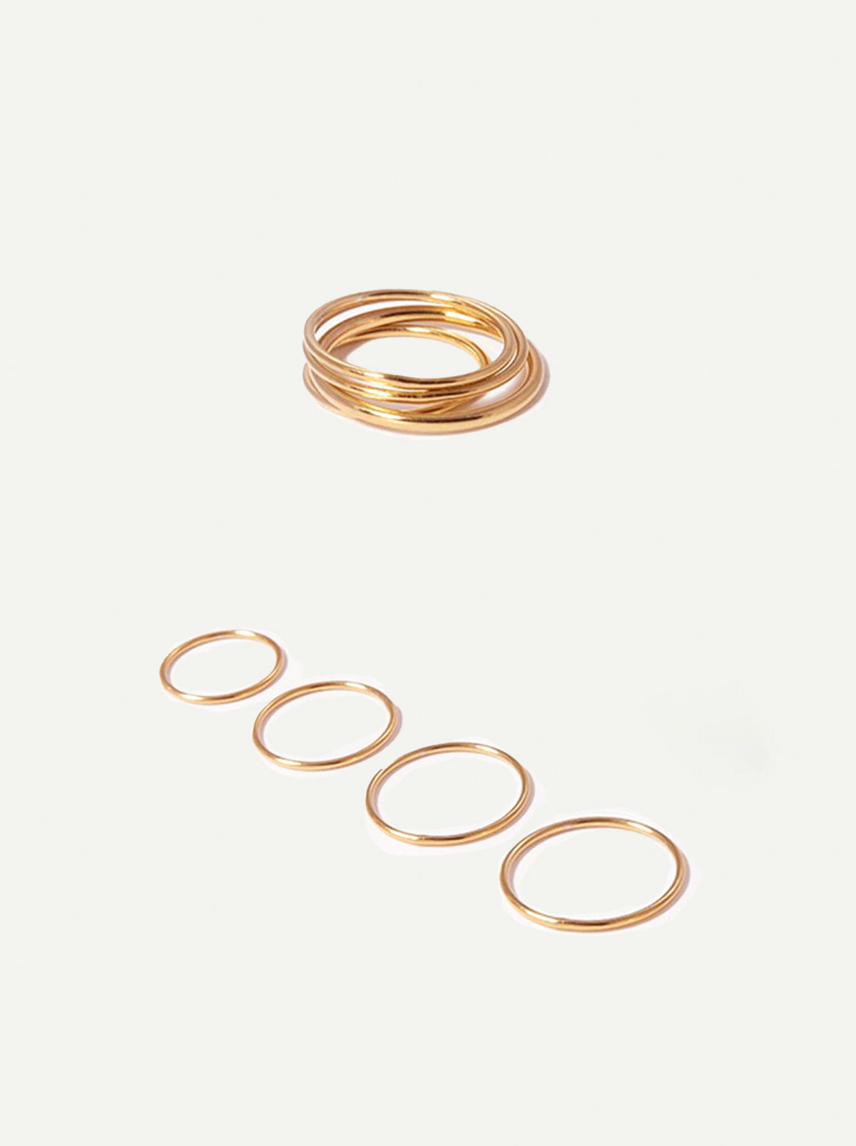 Gold Thin Stacking Ring