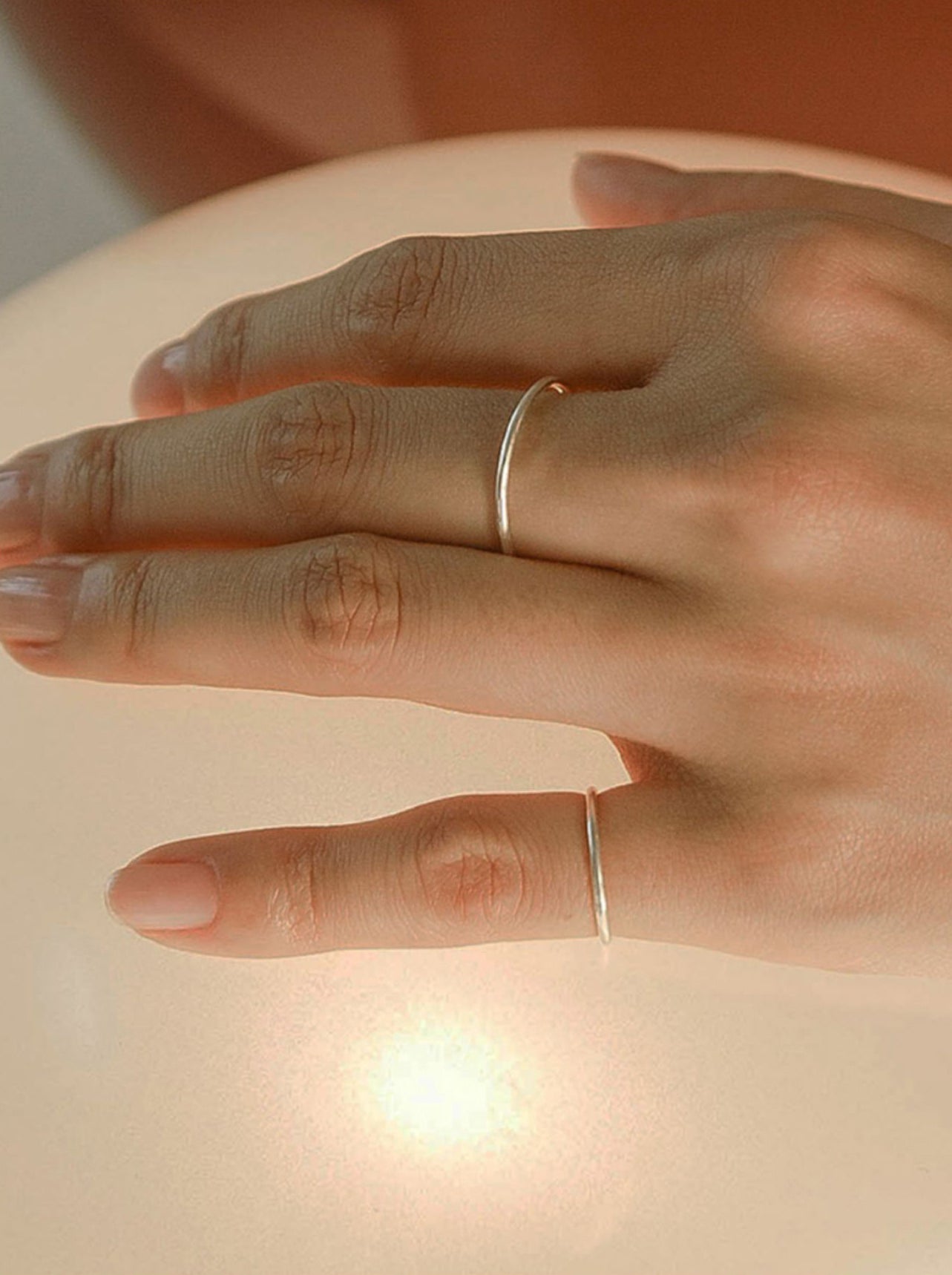 S925 Silver Dainty Stacking Ring