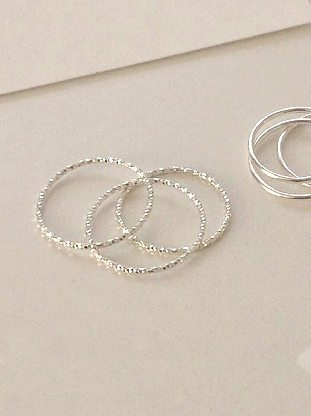 S925 Silver Dainty Stacking Ring