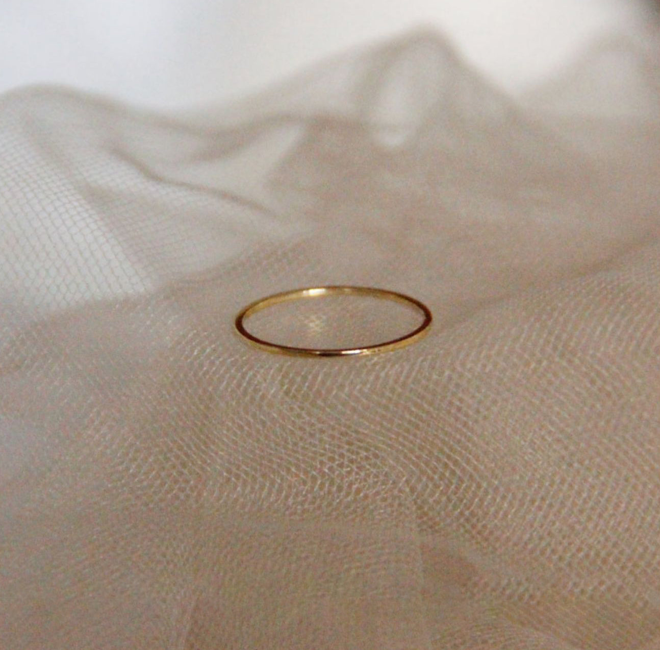 Gold Thin Stacking Ring