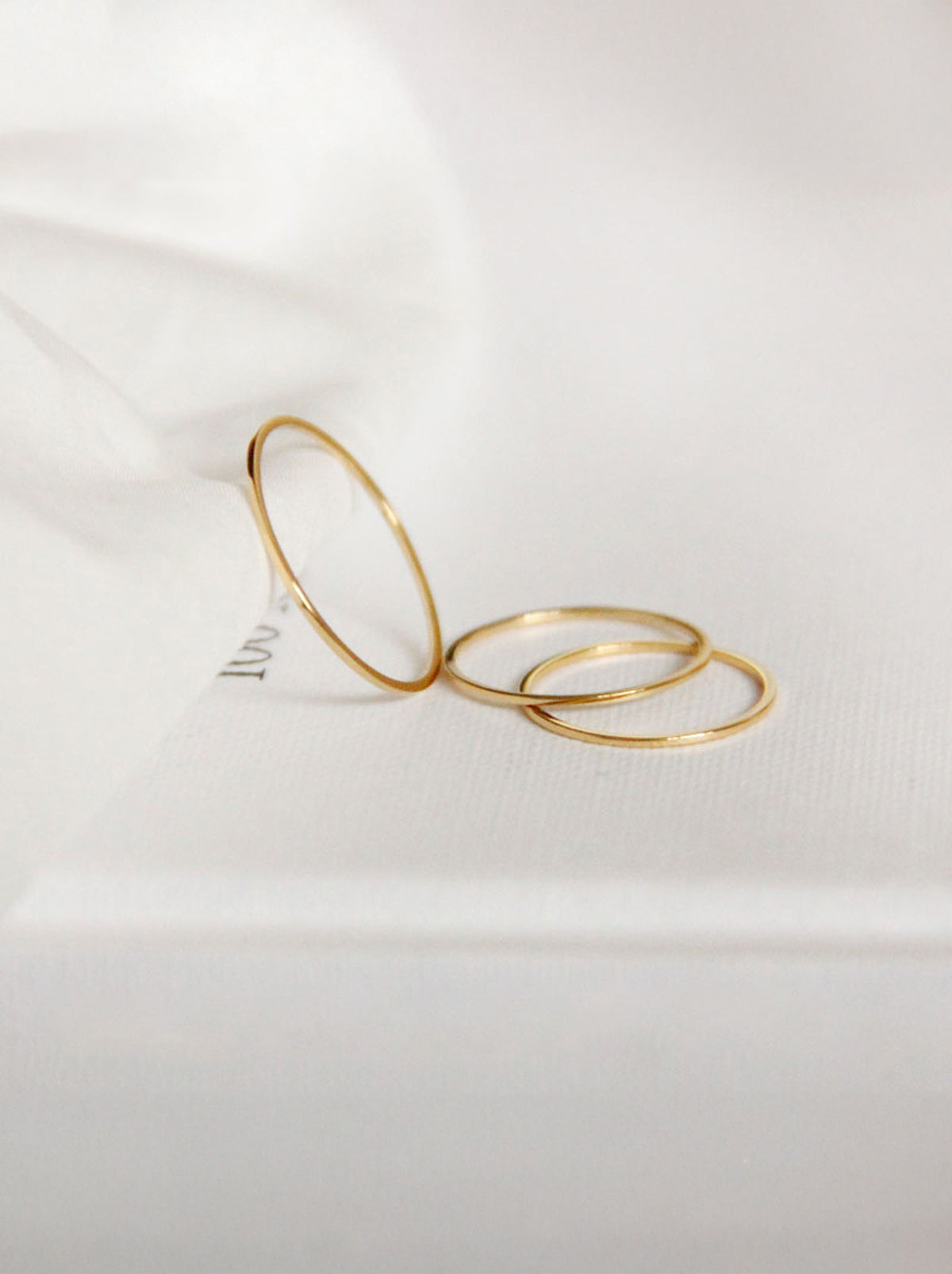 Gold Thin Stacking Ring